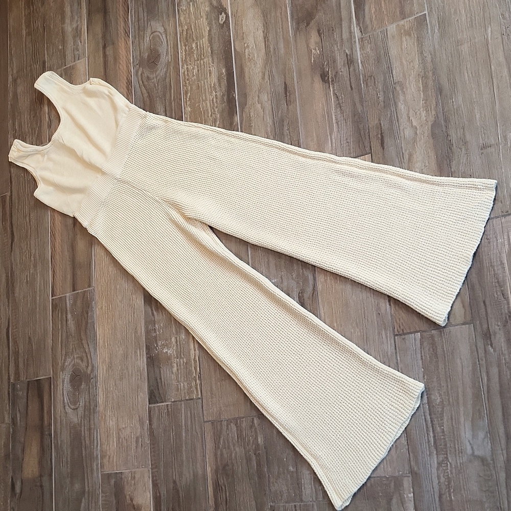 Free People FP Beach Vero Linen Blend Knited Jumpsuit, XS - Picture 5 of 15